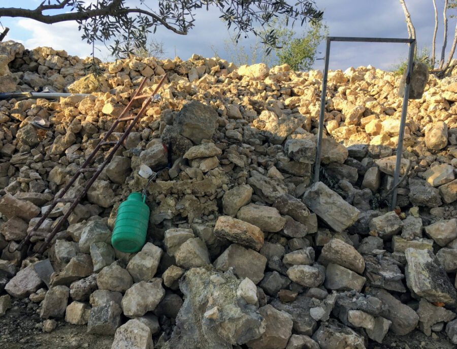 The hilly landscapes of the West Bank