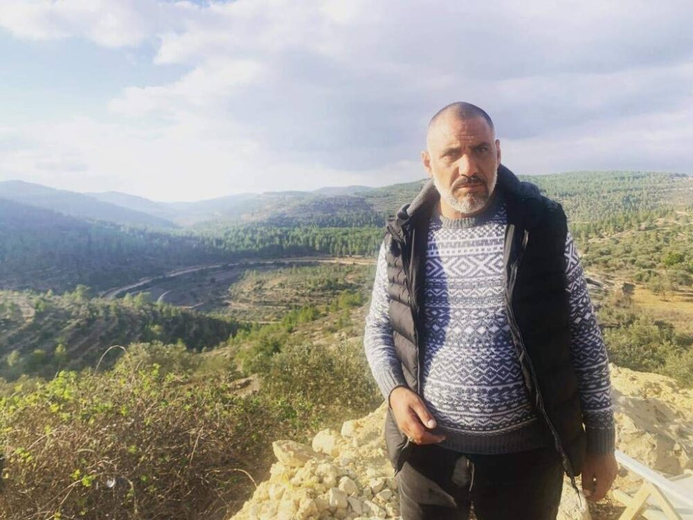 Palestinian man in Battir
