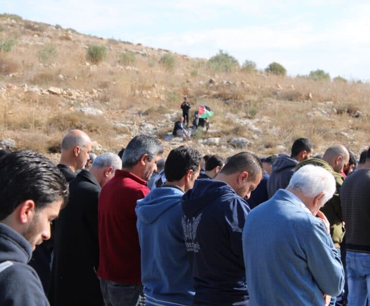 Palestinians protest in Tulkarem