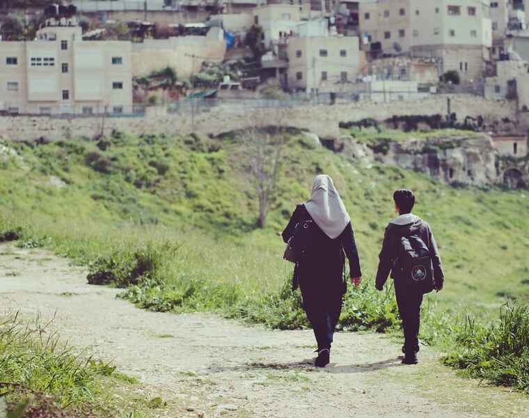 A Palestinian neighbourhood in East Jerusalem
