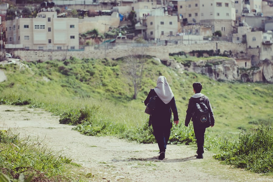 A Palestinian neighbourhood in East Jerusalem