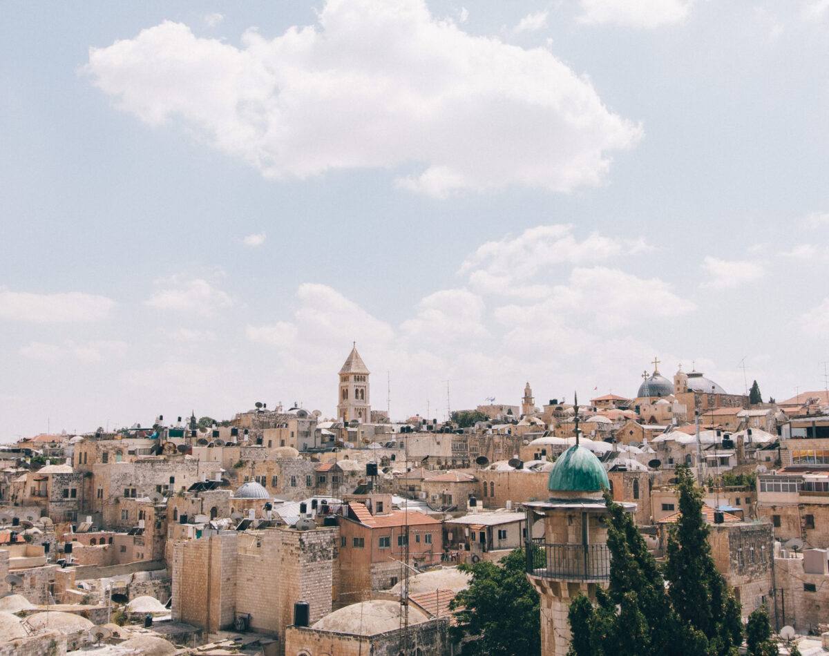 A birds eye view of Jerusalem